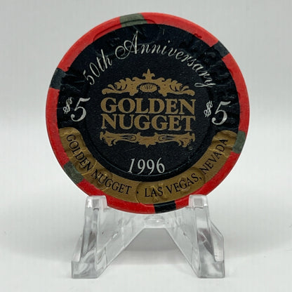 Golden Nugget Las Vegas NV 1996 LE $5 Chip N8469