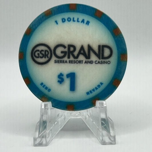 Grand Sierra Resort Reno Nevada 2013 $1 Casino Chip D1231