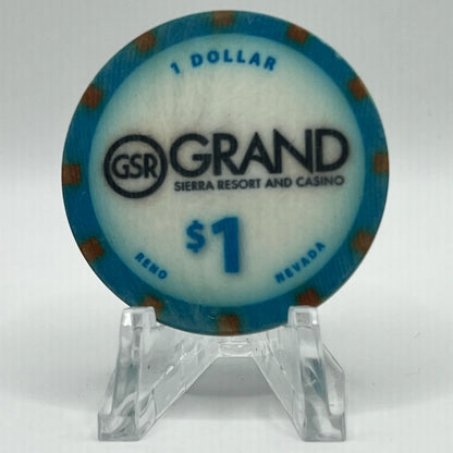 Grand Sierra Resort Reno Nevada 2013 $1 Casino Chip D1231