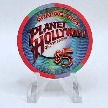 Aladdin Resort & Casino Las Vegas Nevada 2006 'Miss America' LE $5 Casino Chip E7734