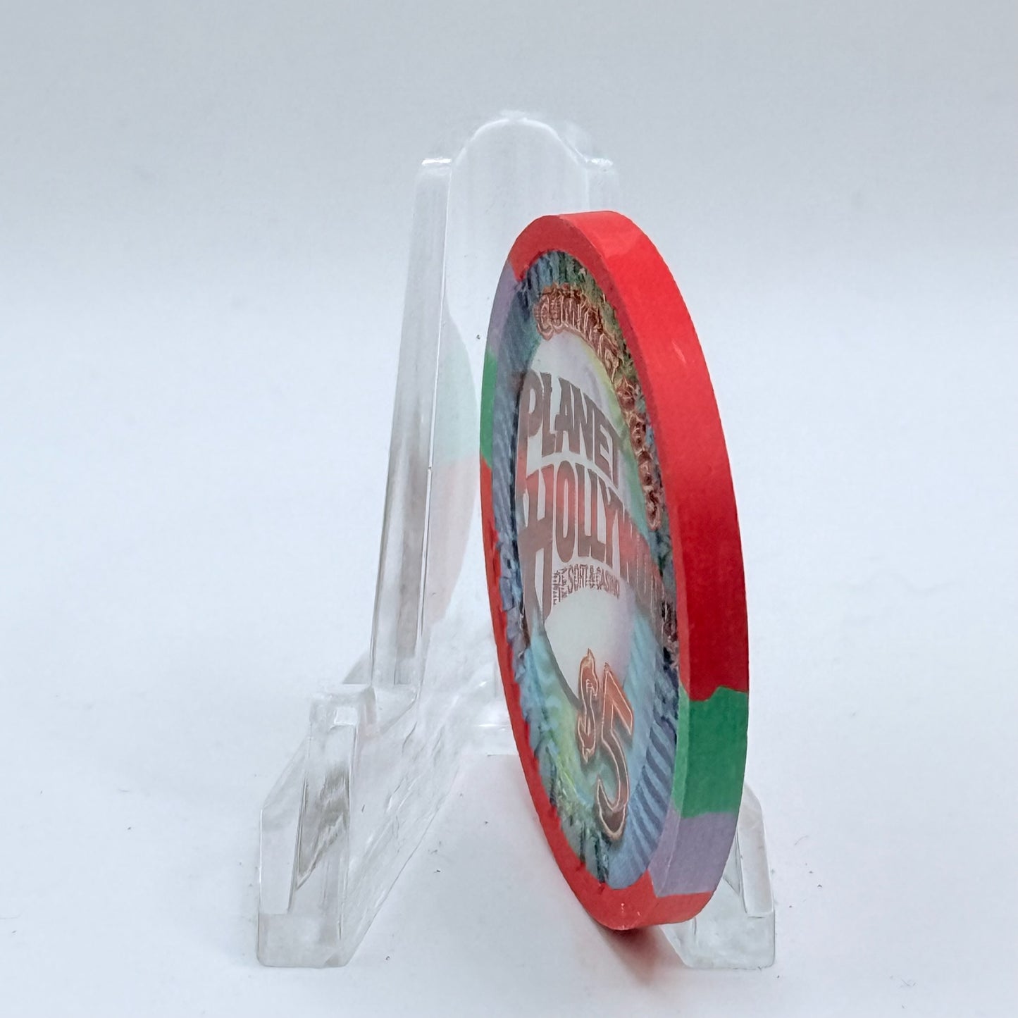 Aladdin Resort & Casino Las Vegas Nevada 2006 'Happy Birthday Sly' LE $5 Casino Chip E7737