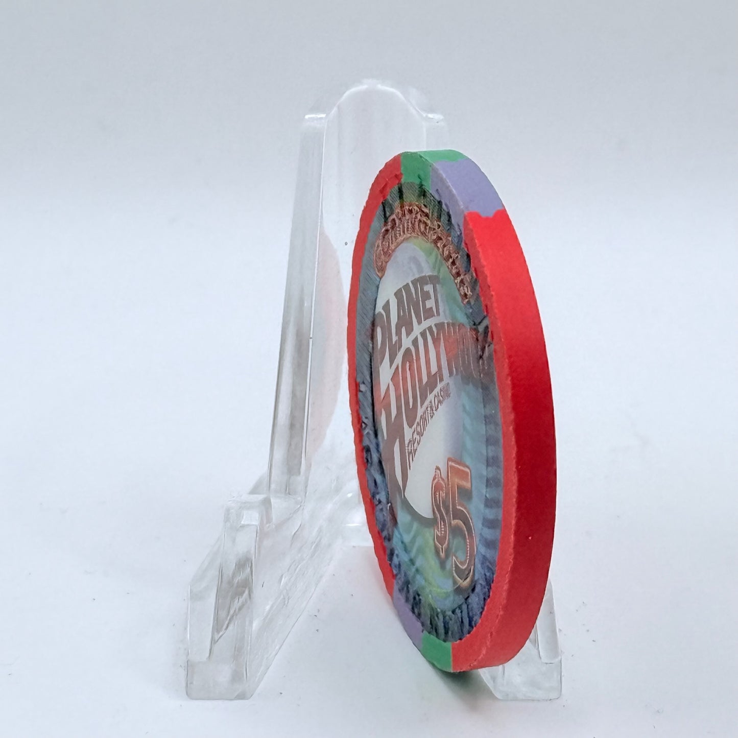 Aladdin Resort & Casino Las Vegas Nevada 2006 'Dennis Deyoung' LE $5 Casino Chip E7731