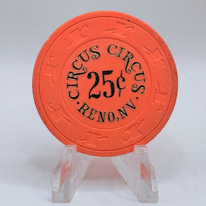 Circus Circus Reno Nevada 1990 $0.25 Casino Chip N3130