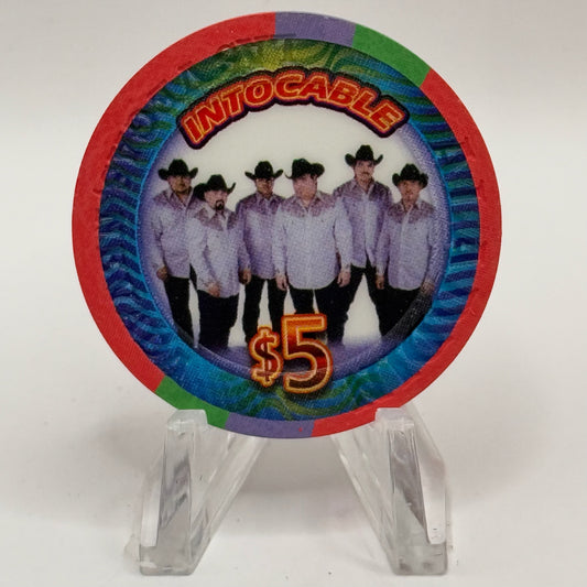 Aladdin Resort & Casino Las Vegas Nevada 2005 'Intocable' LE $5 Casino Chip E4806