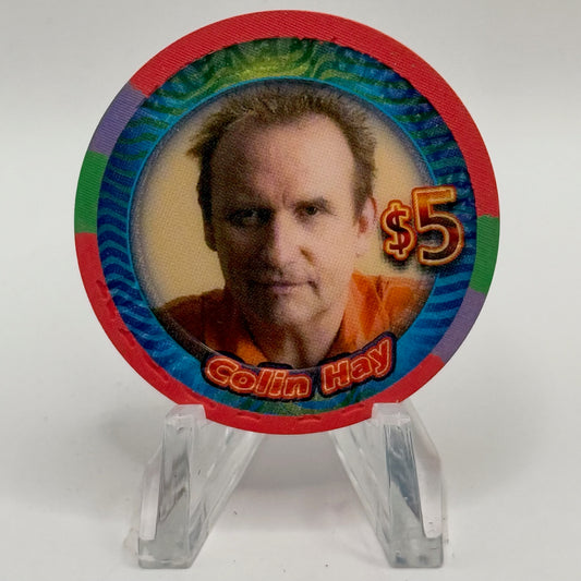 Aladdin Resort & Casino Las Vegas Nevada 2005 'Colin Hay' LE $5 Casino Chip E5438