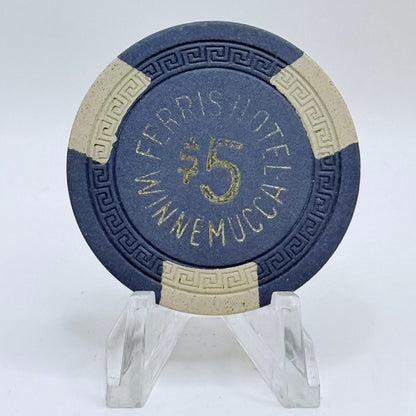 Ferris Hotel Winnemucca Nevada 1967 $5 Casino Chip N7039