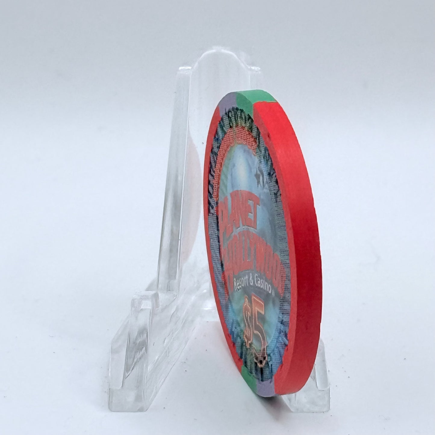 Aladdin Resort & Casino Las Vegas Nevada 2005 'Loggins & Messina' LE $5 Casino Chip E5439