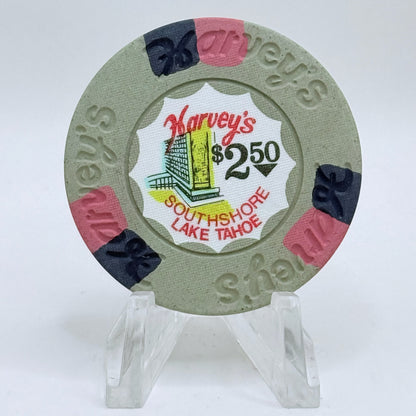 Harvey's (Wagon Wheel) Lake Tahoe Nevada 1974 $2.50 Casino Chip N6781