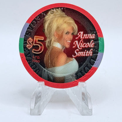 Aladdin Resort & Casino Las Vegas Nevada 2005 'Anna Nicole Smith' LE $5 Casino Chip E4547