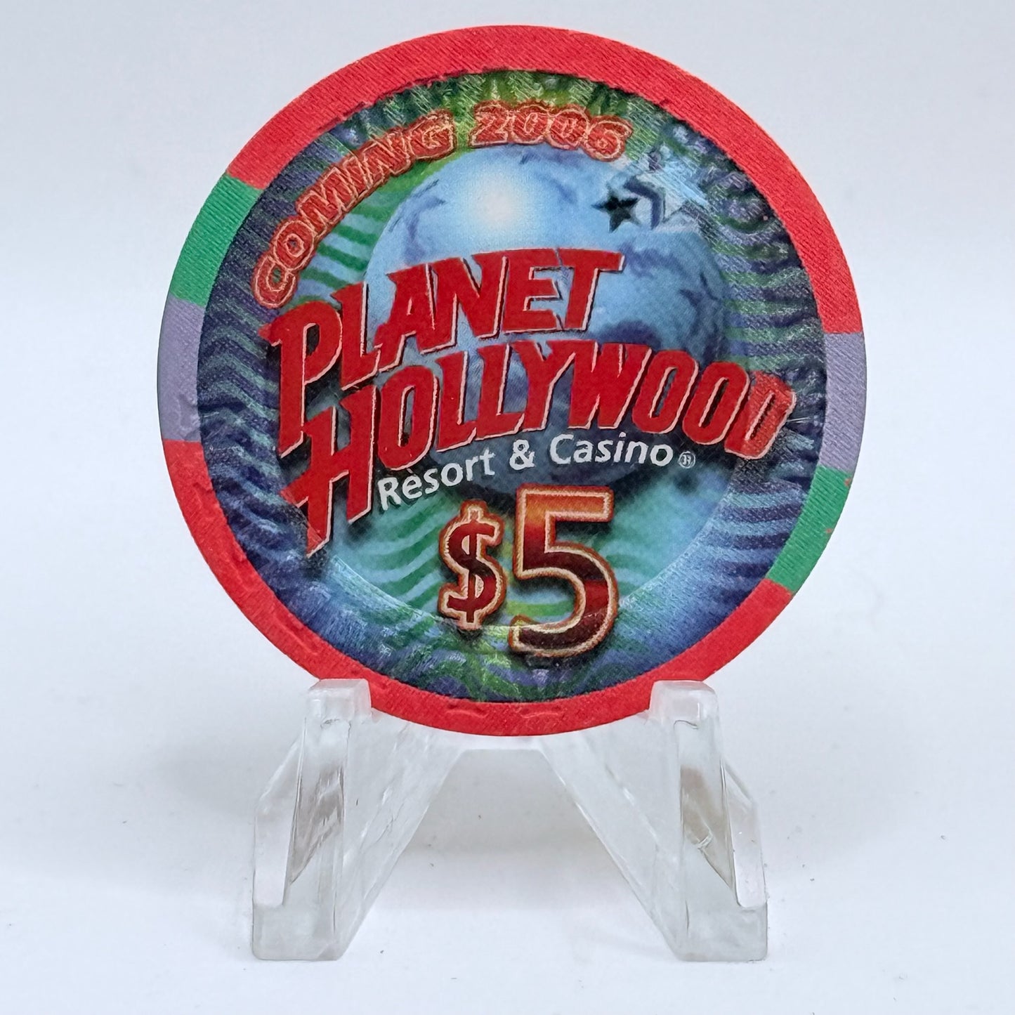 Aladdin Resort & Casino Las Vegas Nevada 2005 'Anna Nicole Smith' LE $5 Casino Chip E4547