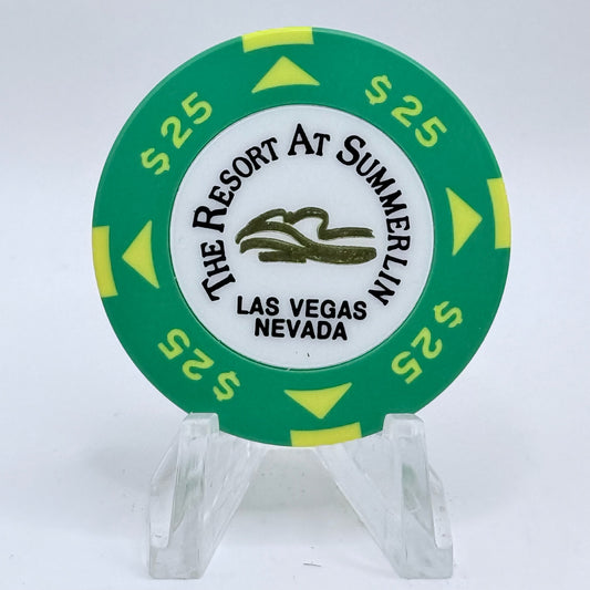 The Resort At Summerlin Las Vegas Nevada 1999 $25 Casino Chip V5350