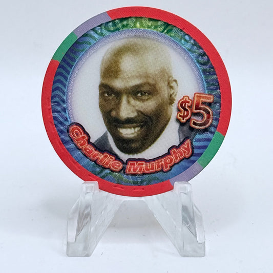 Aladdin Resort & Casino Las Vegas Nevada 2005 'Charlie Murphy' LE $5 Casino Chip E4413