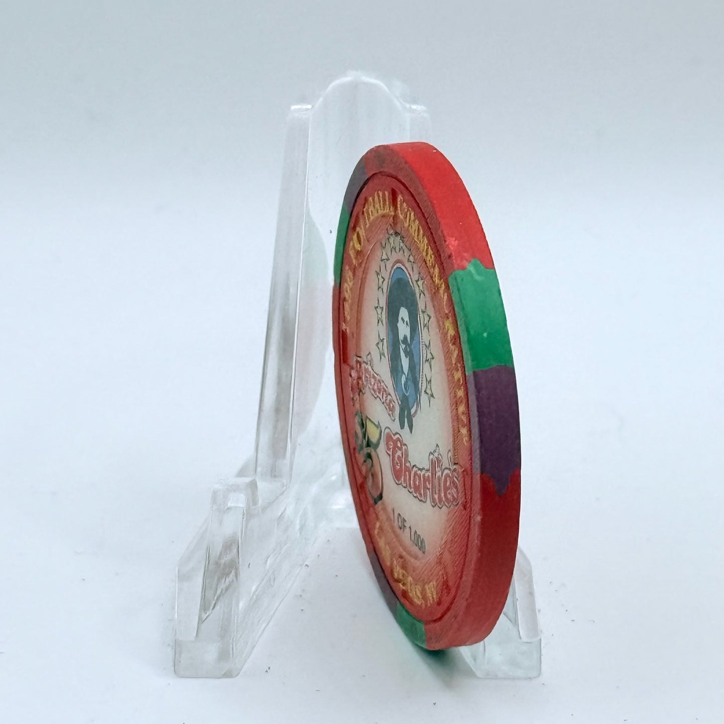 Arizona Charlie's Decatur (West) Las Vegas Nevada 1996 'Football Commemorative' Series 5 LE $5 Casino Chip N2443