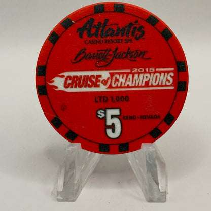 Atlantis Reno Nevada 2015 'Hot August Nights' LE $5 Casino Chip D2089
