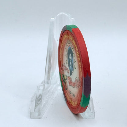 Arizona Charlie's Decatur (West) Las Vegas Nevada 1996 'The Rusher' Series 5 LE $5 Casino Chip N2447