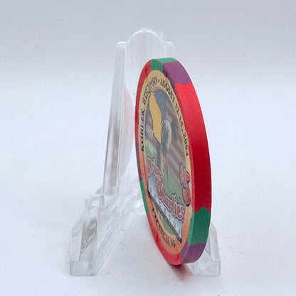 Arizona Charlie's Decatur (West) Las Vegas Nevada 2004 'PGA' LE $5 Casino Chip E3893