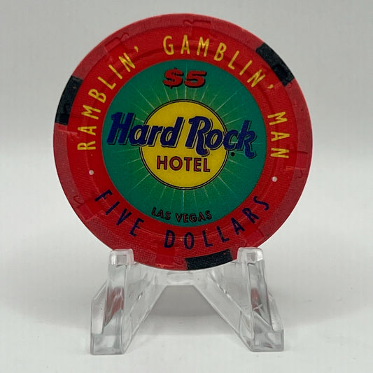 Hard Rock - Las Vegas Las Vegas NV 1995 LE $5 Chip N1196