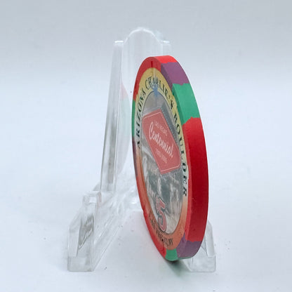 Arizona Charlie's Boulder (West) Las Vegas Nevada 2005 'Las Vegas Centennial' LE $5 Casino Chip E4367