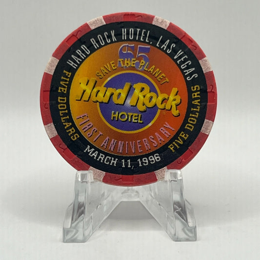 Hard Rock - Las Vegas Las Vegas NV 03 LE $5 Chip N8488