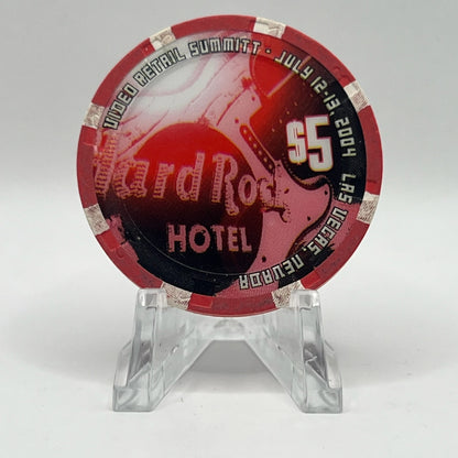 Hard Rock - Las Vegas Las Vegas NV 04 LE $5 Chip E3487