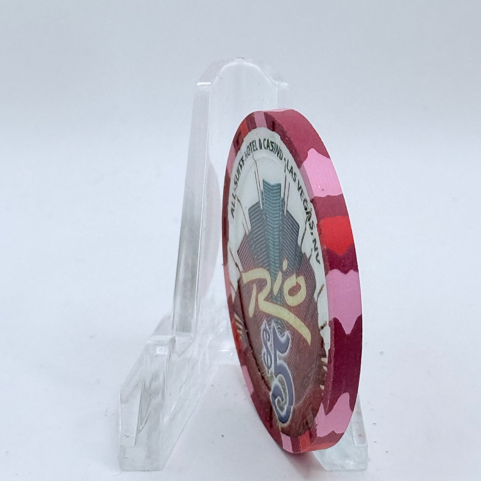 Rio Las Vegas Nevada 2003 'Miss Rio Contest' LE $5 Casino Chip E2295