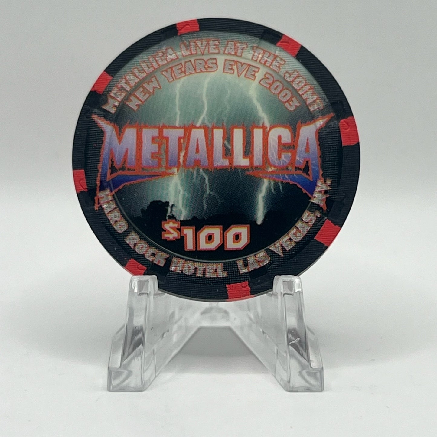 Hard Rock - Las Vegas Las Vegas NV 2004 LE $100 Chip E0797