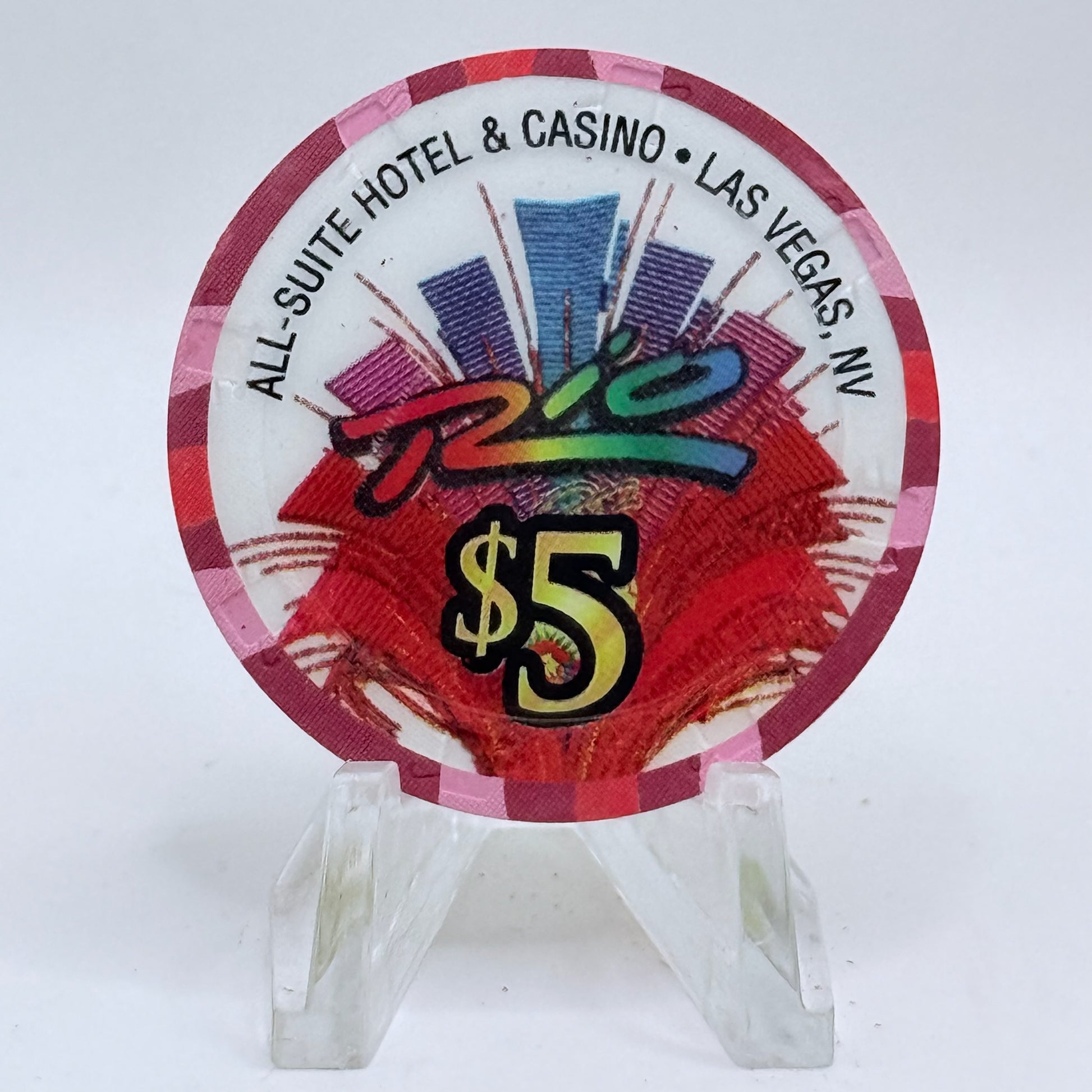 Rio Las Vegas Nevada 2003 'Cinco De Mayo' LE $5 Casino Chip E2286