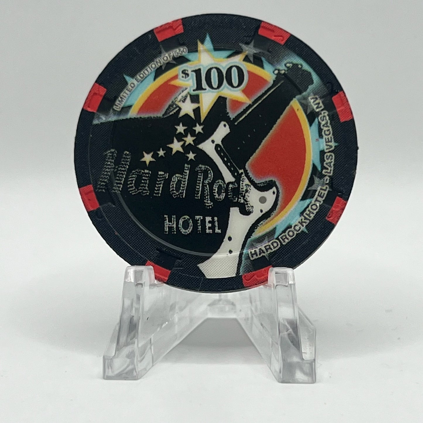 Hard Rock - Las Vegas Las Vegas NV 2003 LE $100 Chip E0800