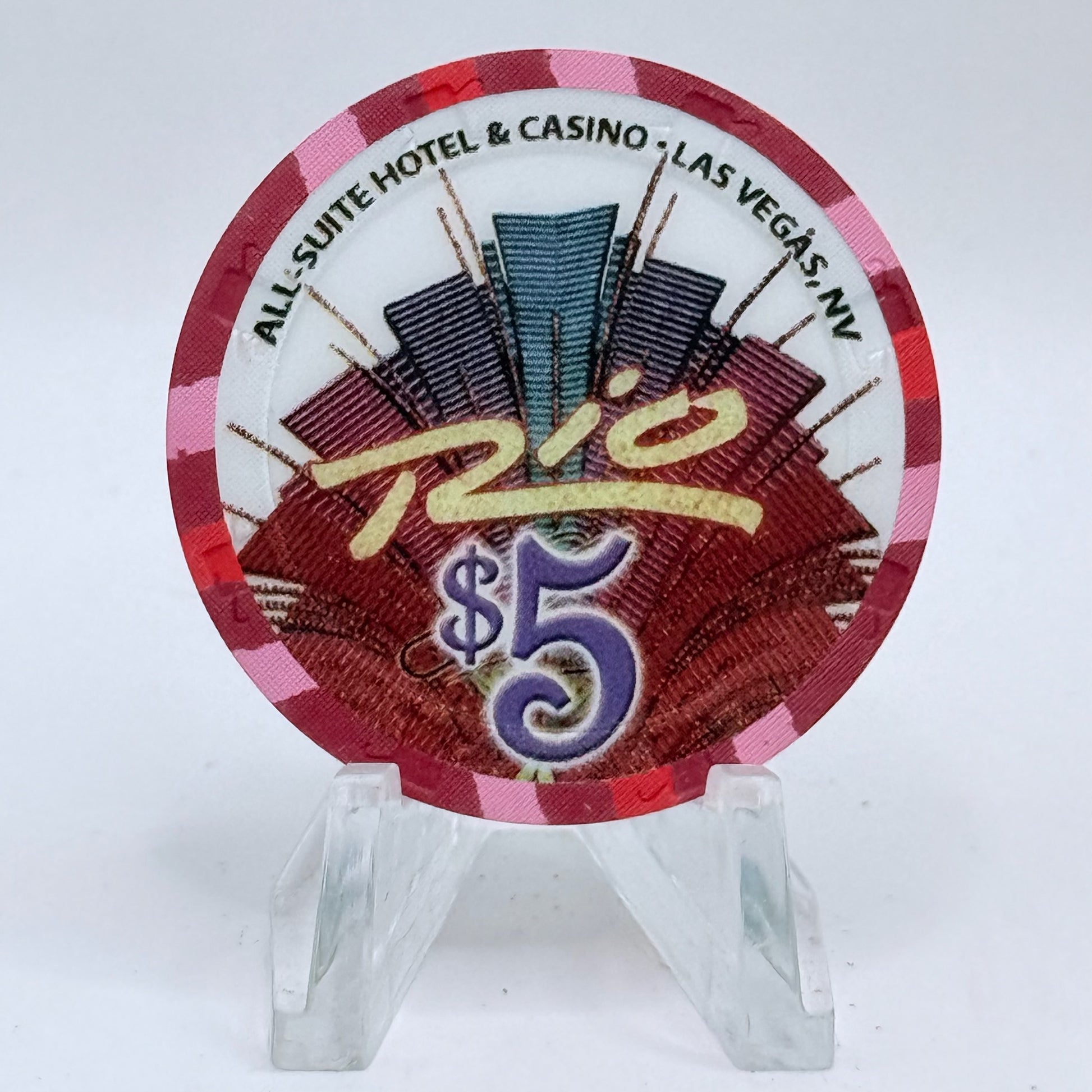 Rio Las Vegas Nevada 2004 'St Patrick's Day' LE $5 Casino Chip E2966