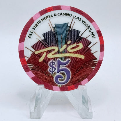 Rio Las Vegas Nevada 2004 'St Patrick's Day' LE $5 Casino Chip E2966
