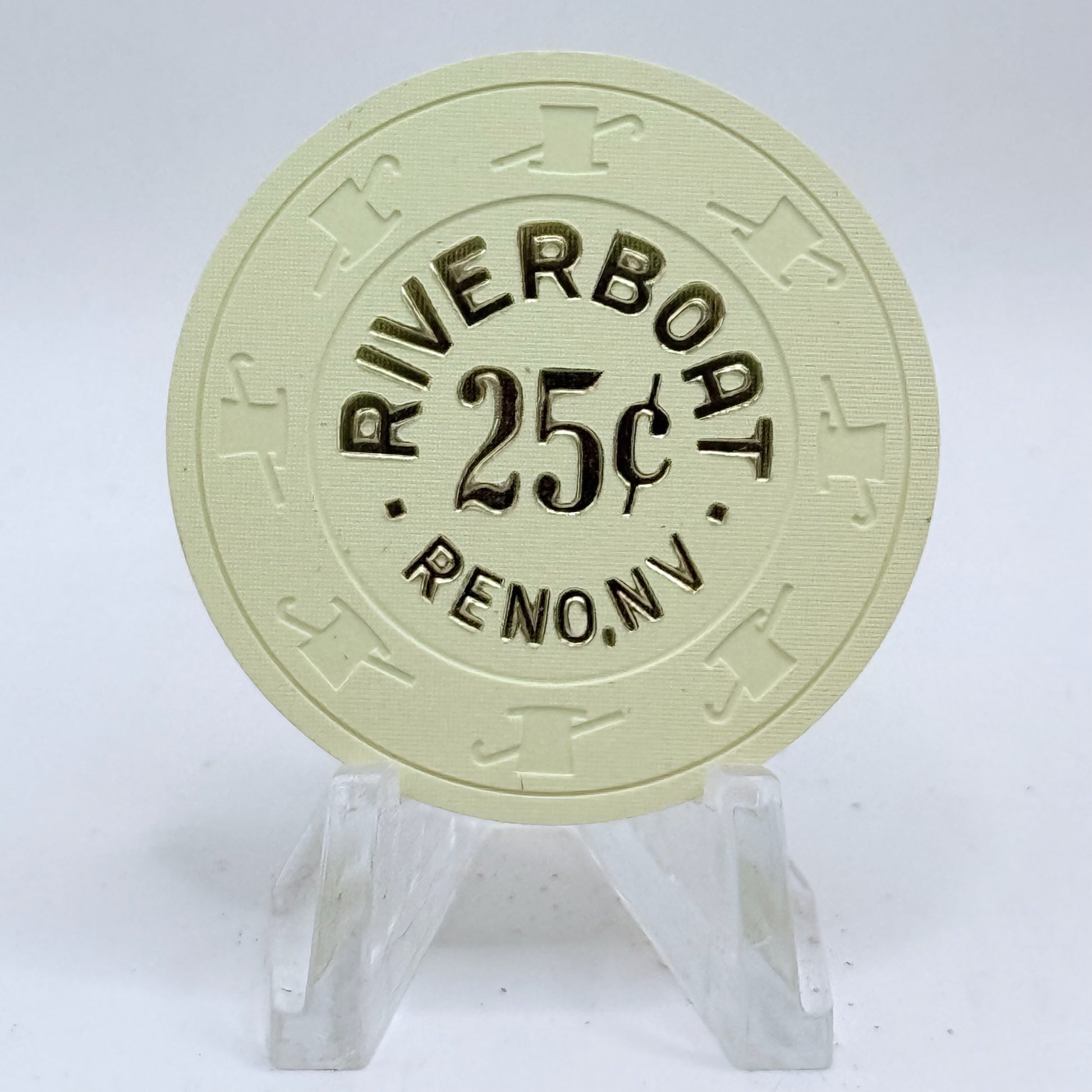 Riverboat Reno Nevada 1988 $0.25 Casino Chip N3091