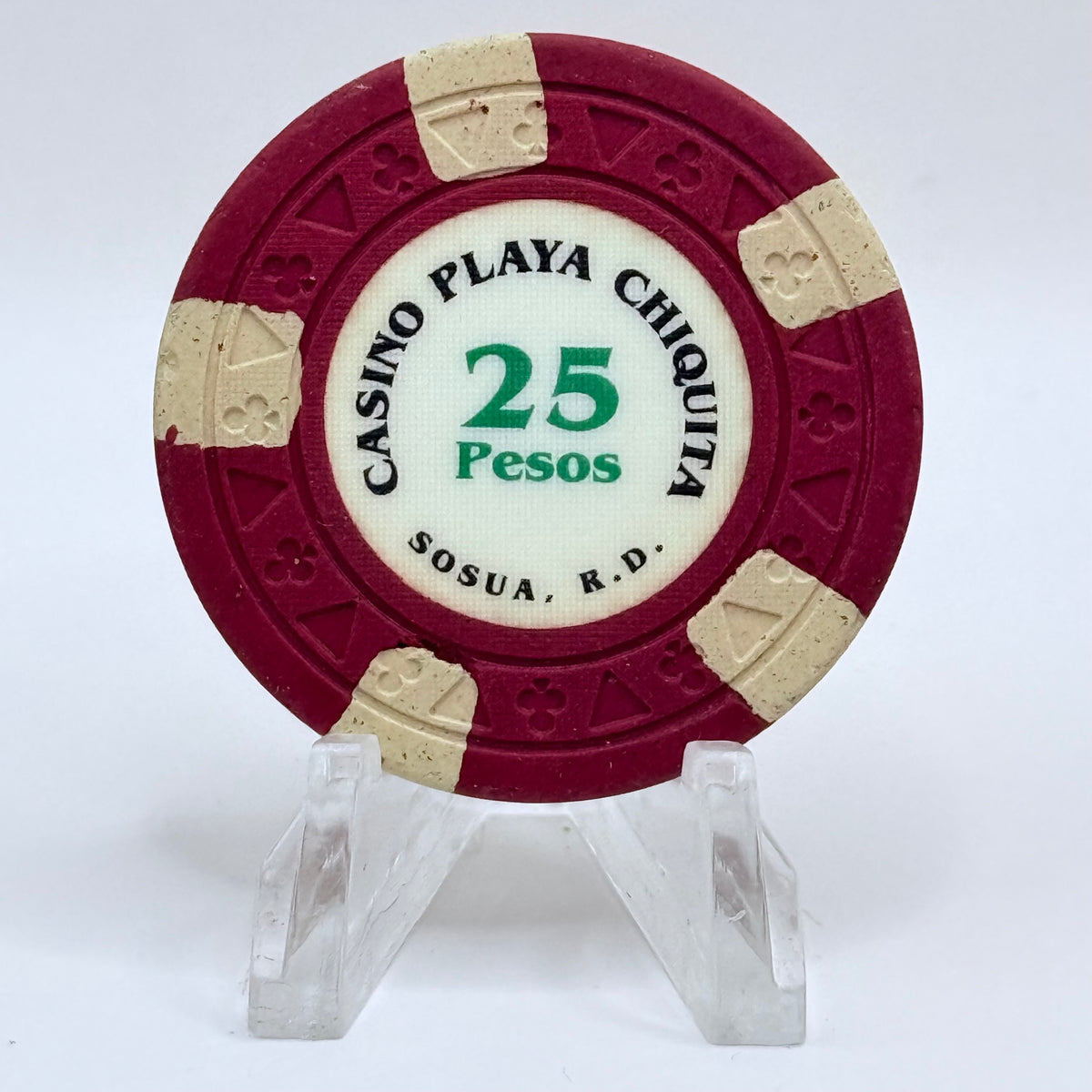 Casino Playa Chiquita Sosua Dominican Republic Pesos25 Casino Chip