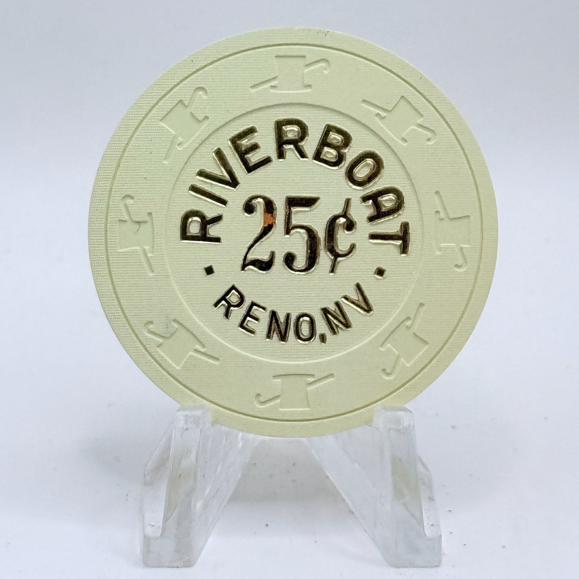 Riverboat Reno Nevada 1988 $0.25 Casino Chip N3091
