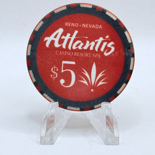 Atlantis Reno Nevada 2013 $5 Casino Chip V3677