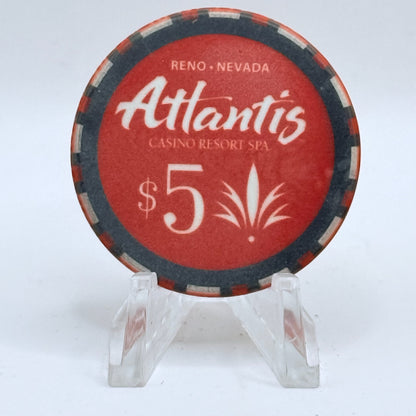 Atlantis Reno Nevada 2013 $5 Casino Chip V3677