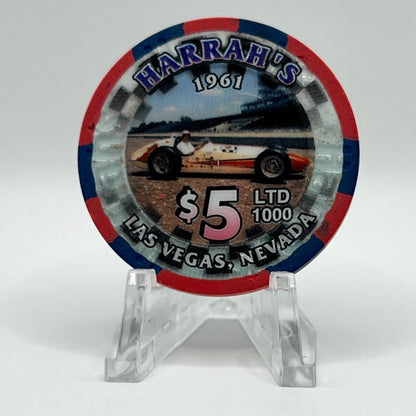 Harrah's Las Vegas Nevada 2002 LE $5 Casino Chip V7045