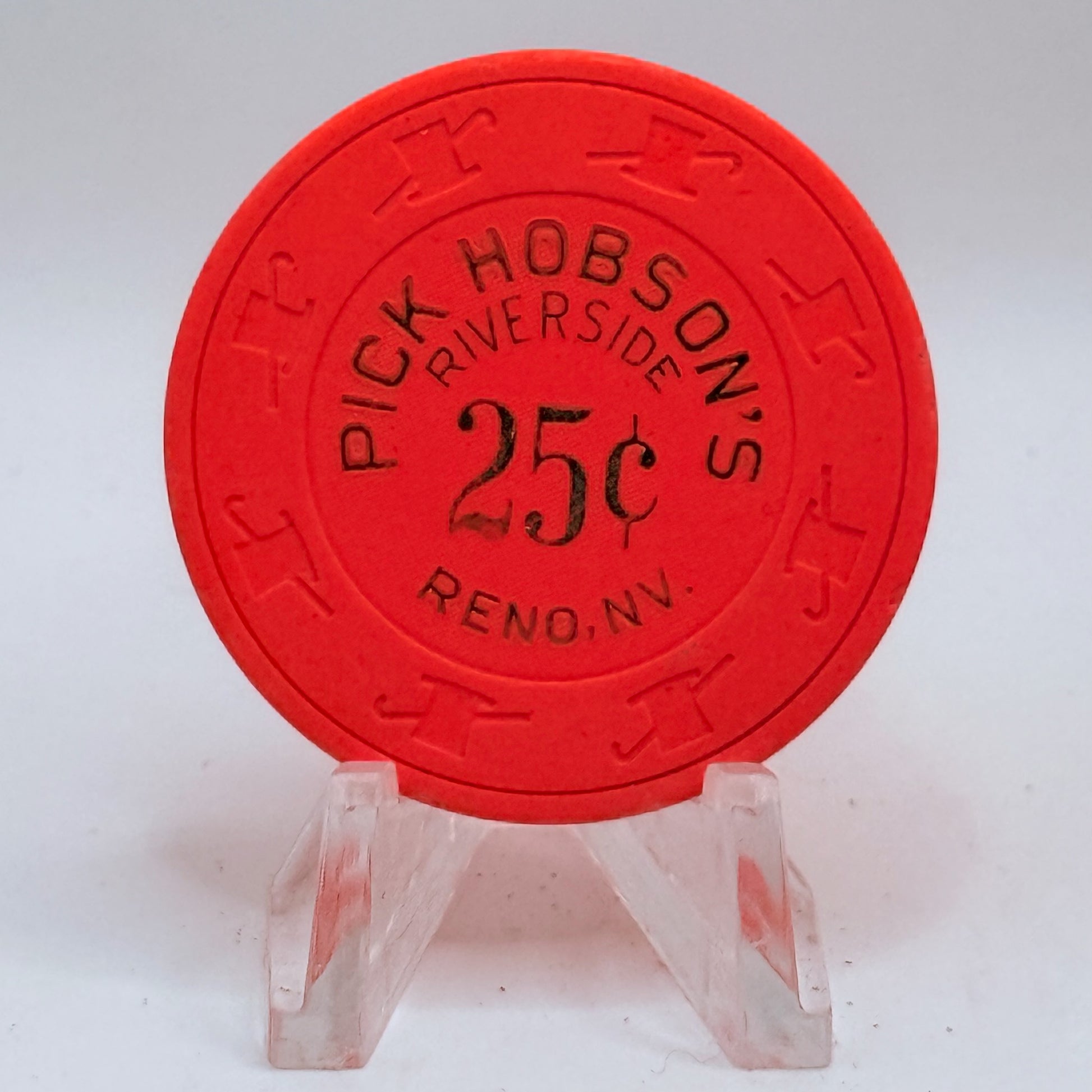 Pick Hobson's Riverside Hotel Reno Nevada 1978 $0.25 Casino Chip N3095