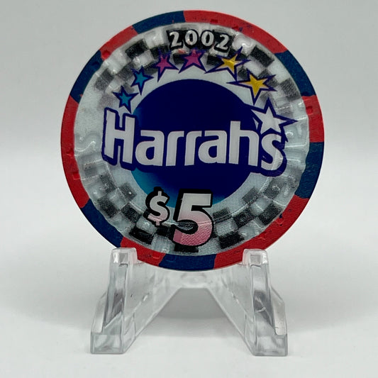 Harrah's Las Vegas Nevada 2002 LE $5 Casino Chip V8916