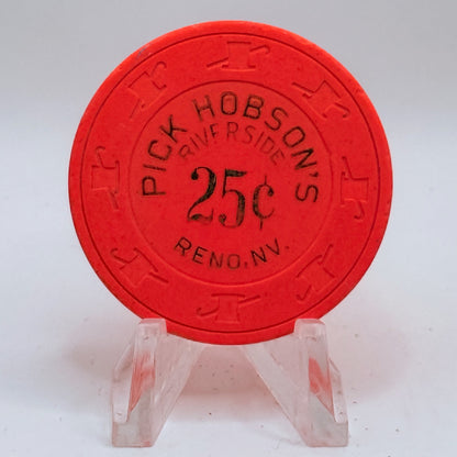 Pick Hobson's Riverside Hotel Reno Nevada 1978 $0.25 Casino Chip N3095
