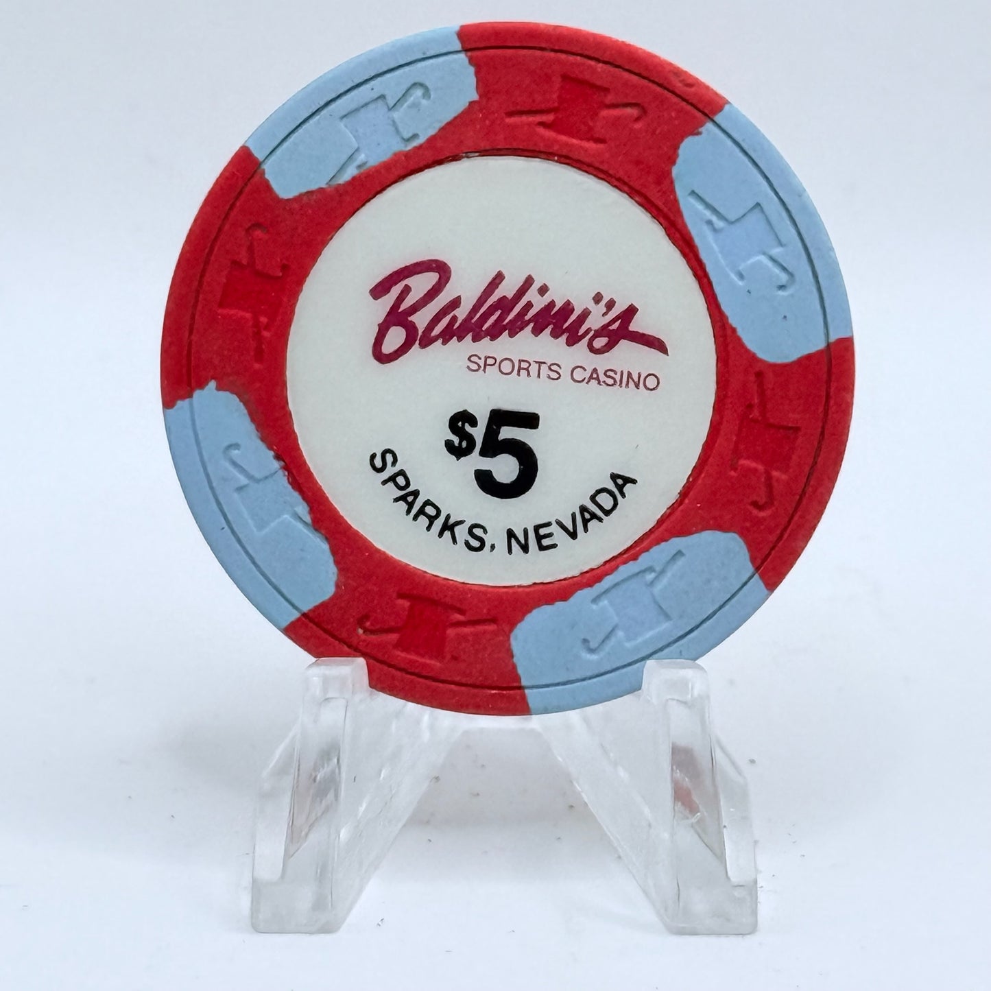 Baldini's Sparks Nevada 1988 $5 Casino Chip N2329