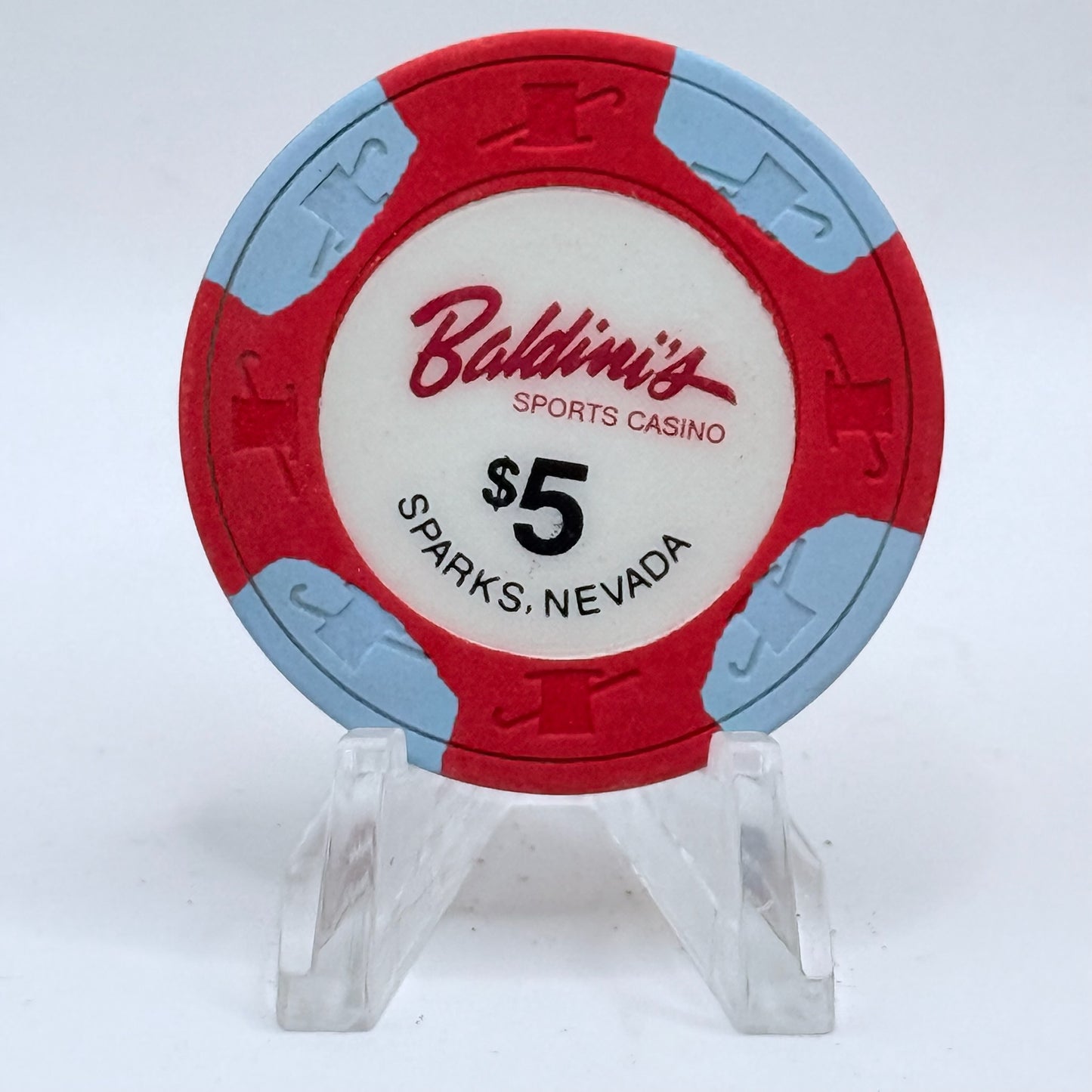 Baldini's Sparks Nevada 1988 $5 Casino Chip N2329