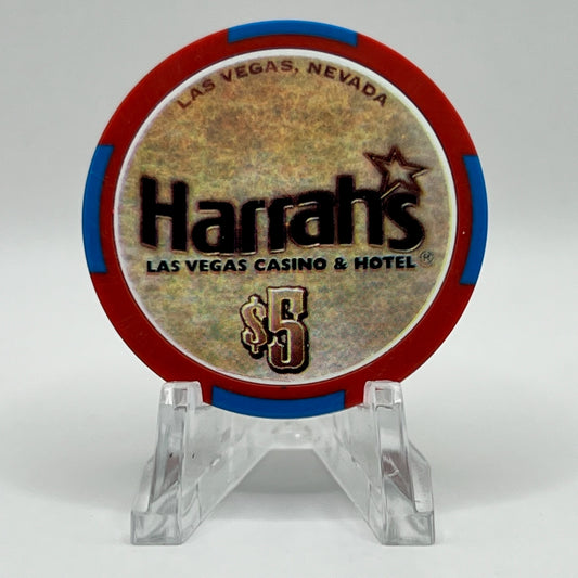 Harrah's Las Vegas Nevada 2002 LE $5 Casino Chip E0932