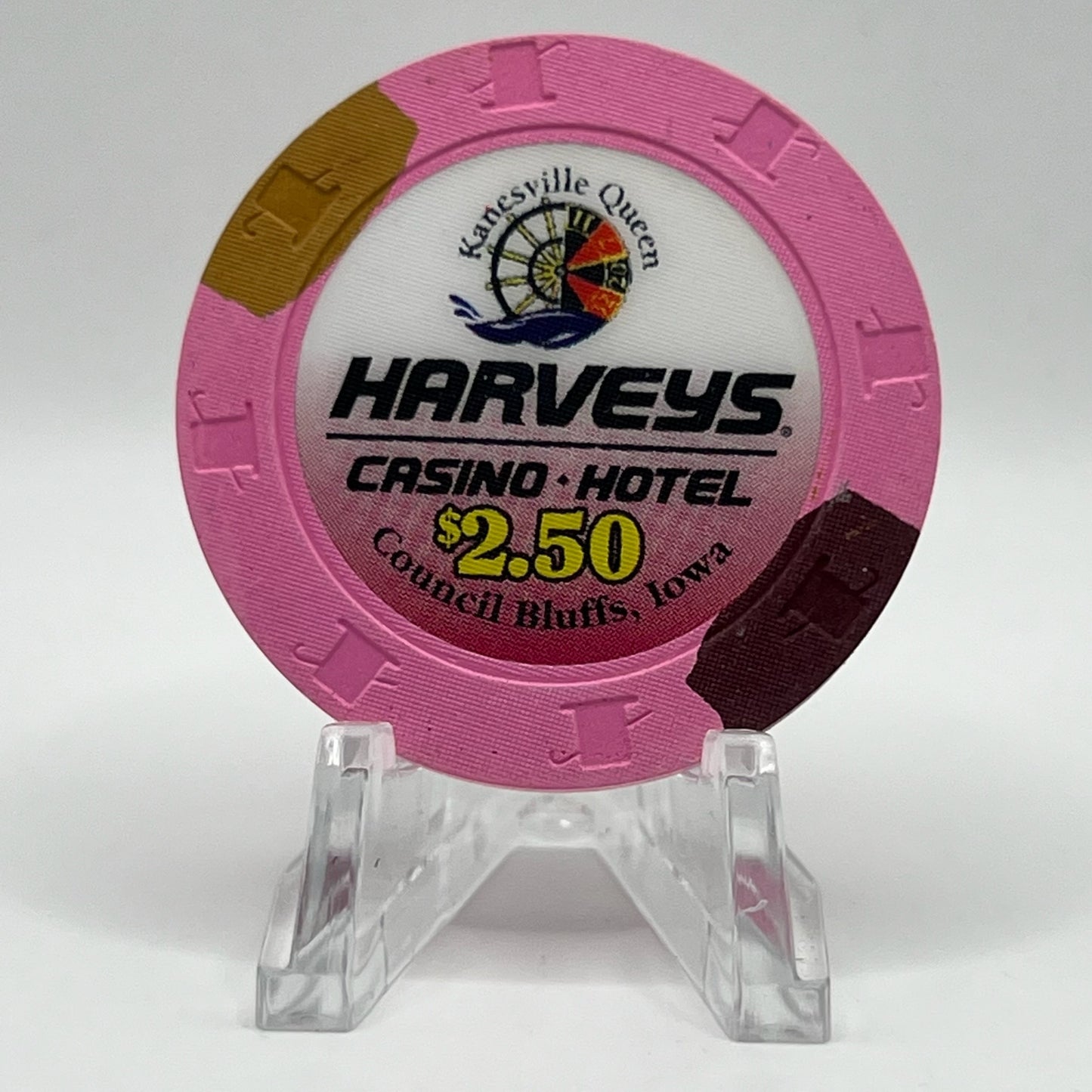 Harvey's Council Bluffs Iowa Series 2 $2.50 Casino Chip