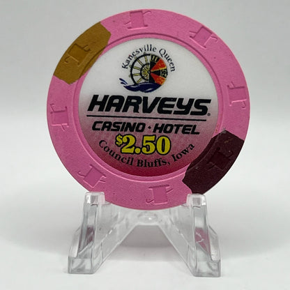 Harvey's Council Bluffs Iowa Series 2 $2.50 Casino Chip
