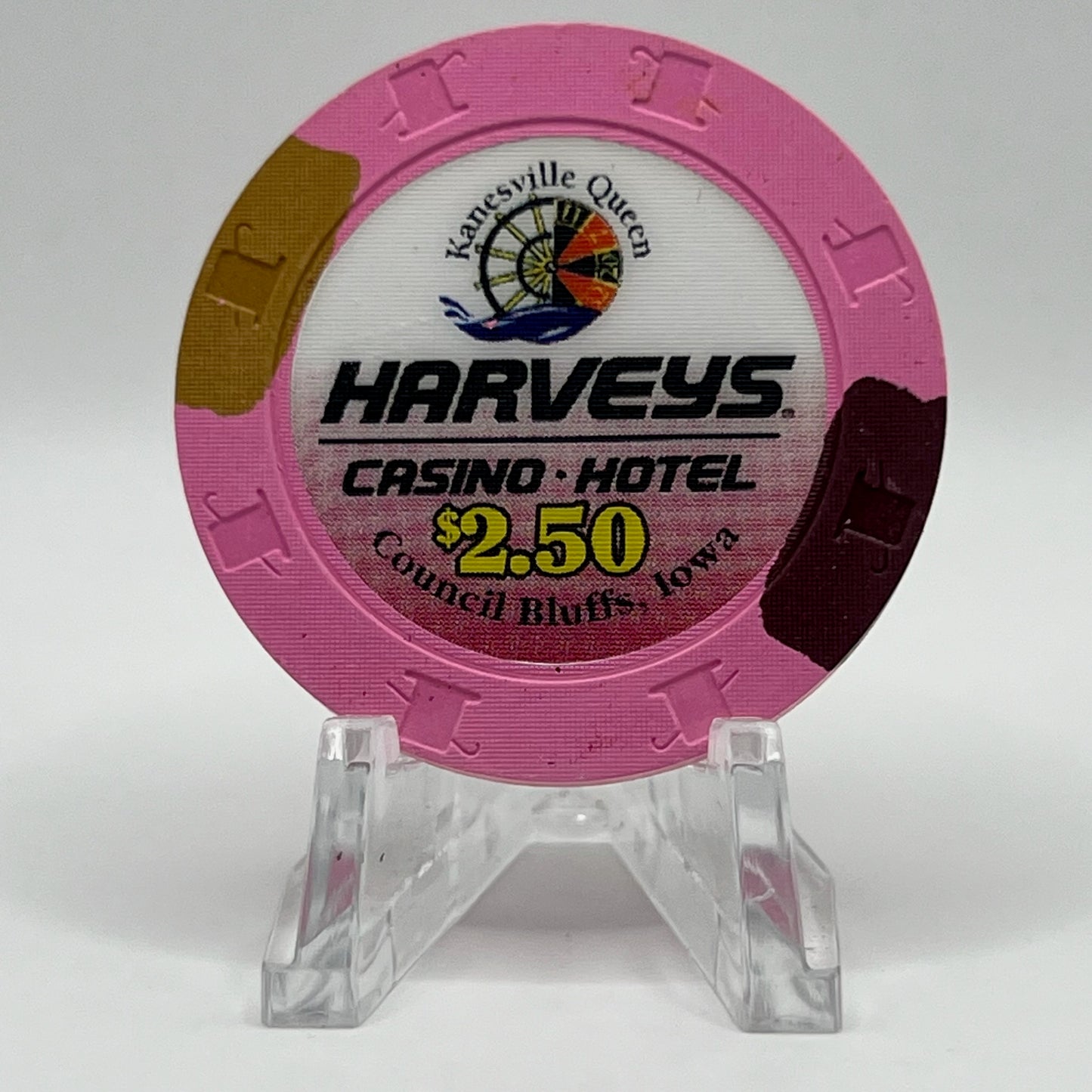 Harvey's Council Bluffs Iowa Series 2 $2.50 Casino Chip