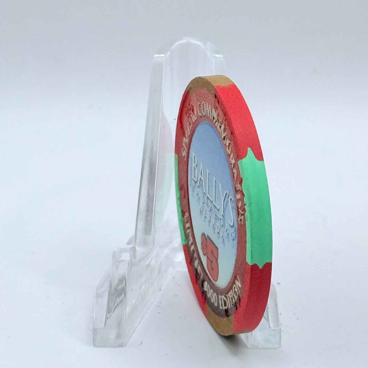 Bally's Las Vegas Nevada 1997 'United States Air Force 50th Anniversary' LE $5 Casino Chip N9295