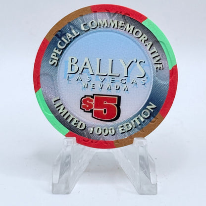 Bally's Las Vegas Nevada 1997 'United States Air Force 50th Anniversary' LE $5 Casino Chip N9291