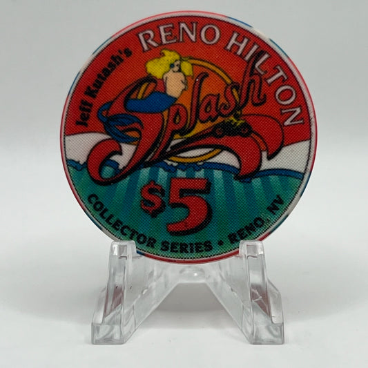 Hilton Resort Reno Nevada 1994 LE $5 Casino Chip N0612
