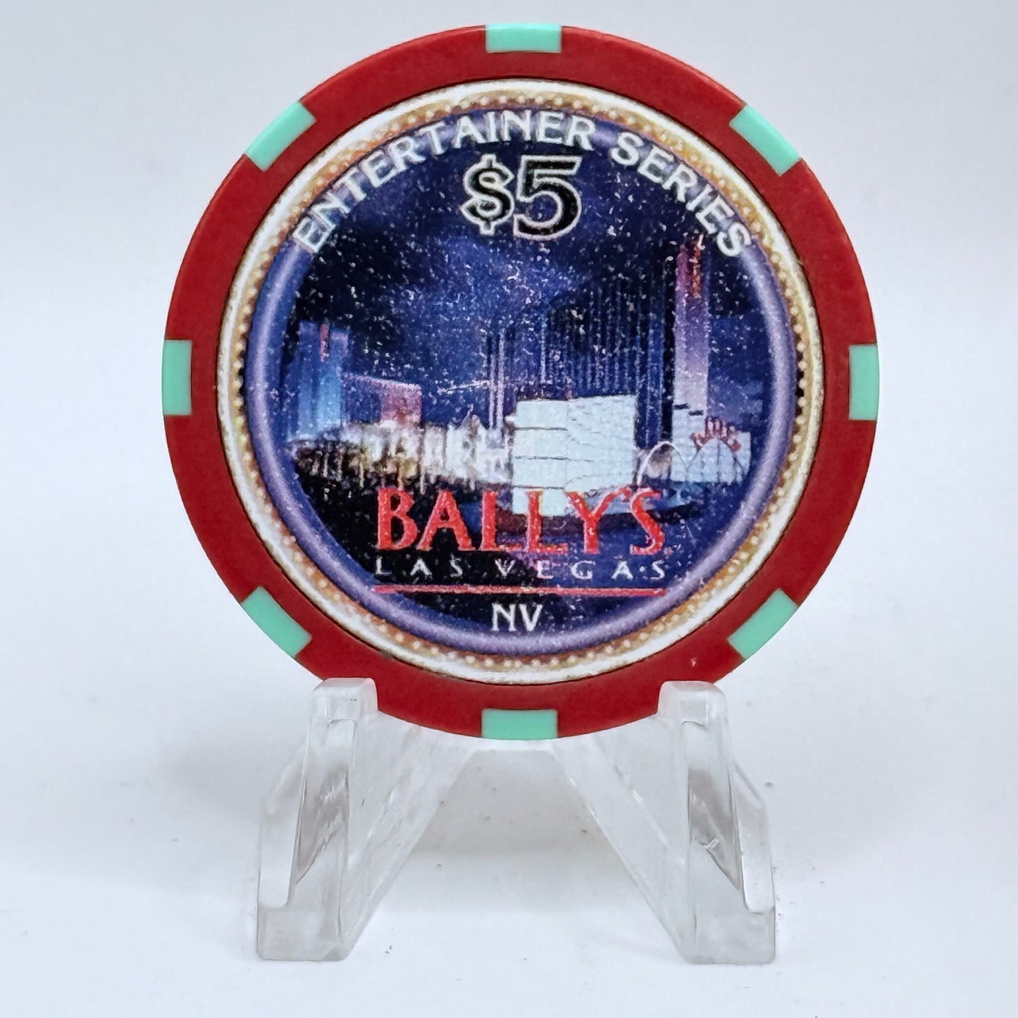 Bally's Las Vegas Nevada 1997 'Ann Murray' LE $5 Casino Chip N9285