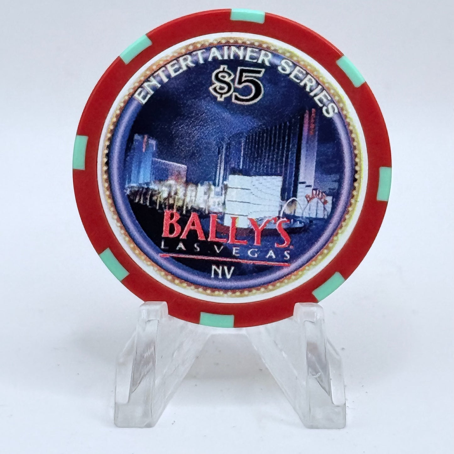 Bally's Las Vegas Nevada 1997 'Jeff Foxworthy' LE $5 Casino Chip N9288